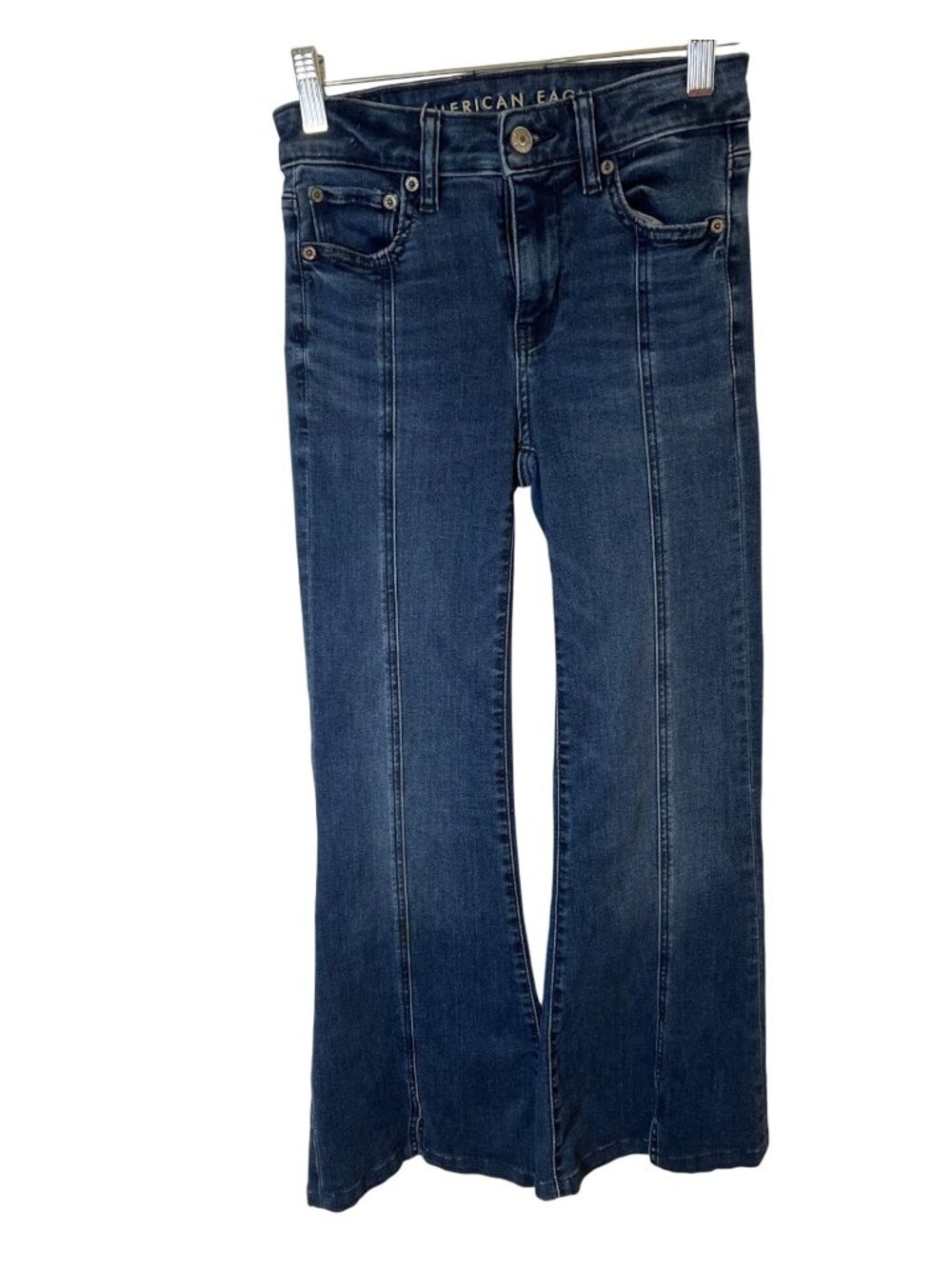 women's American Eagle size 00 festival flare jeans bell bottom